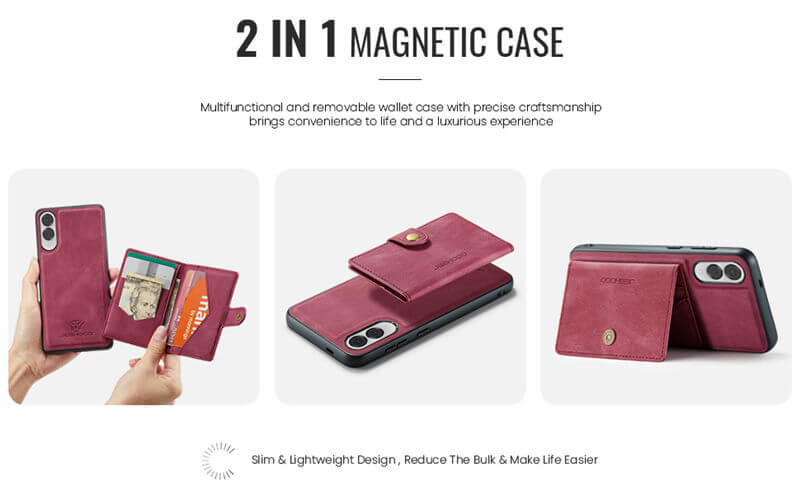 JEEHOOD Samsung Galaxy S25 Edge Wallet Case