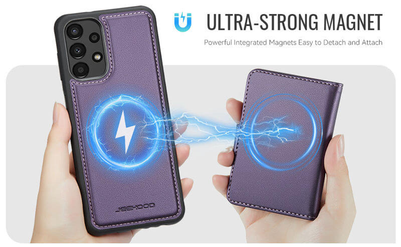 JEEHOOD Samsung Galaxy A13 2-in-1 Magnetic Wallet Case
