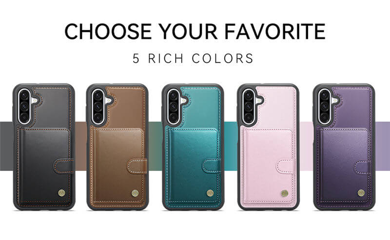 JEEHOOD Samsung Galaxy A26 2-in-1 Magnetic Wallet Case