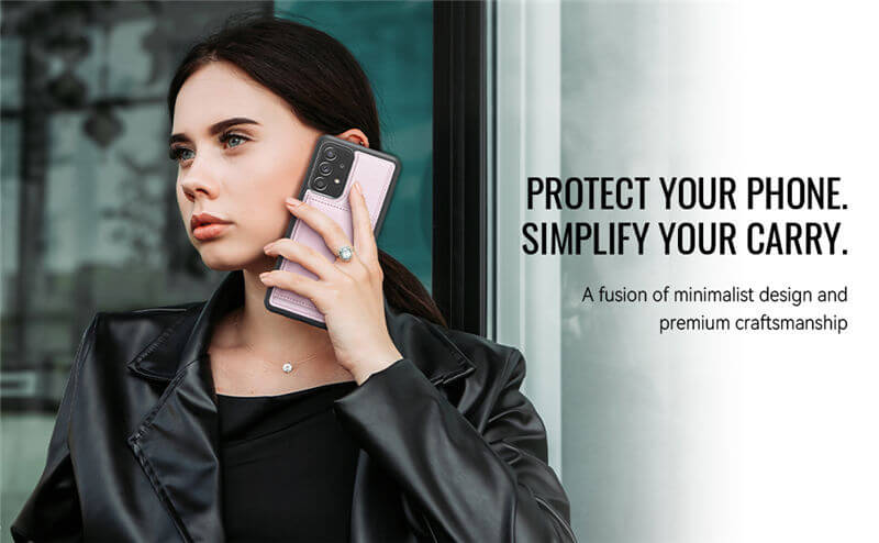 JEEHOOD Samsung Galaxy A33 5G 2-in-1 Magnetic Wallet Case