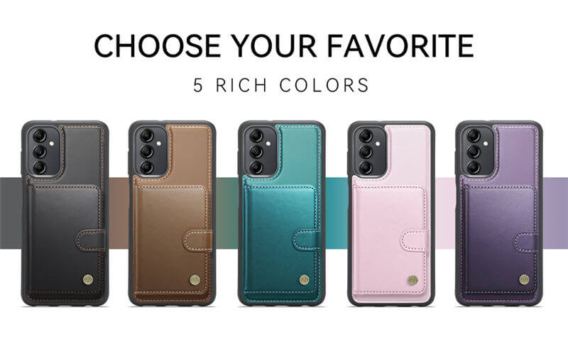 JEEHOOD Samsung Galaxy A34 2-in-1 Magnetic Wallet Case