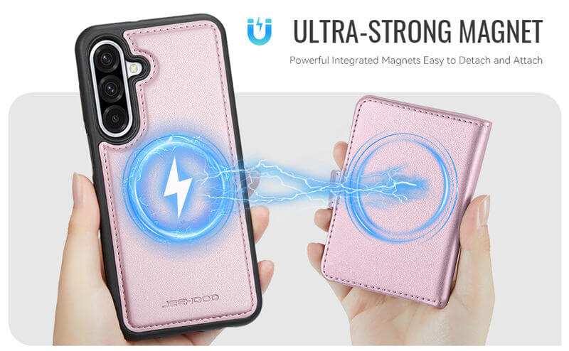 JEEHOOD Samsung Galaxy A36 2-in-1 Magnetic Wallet Case