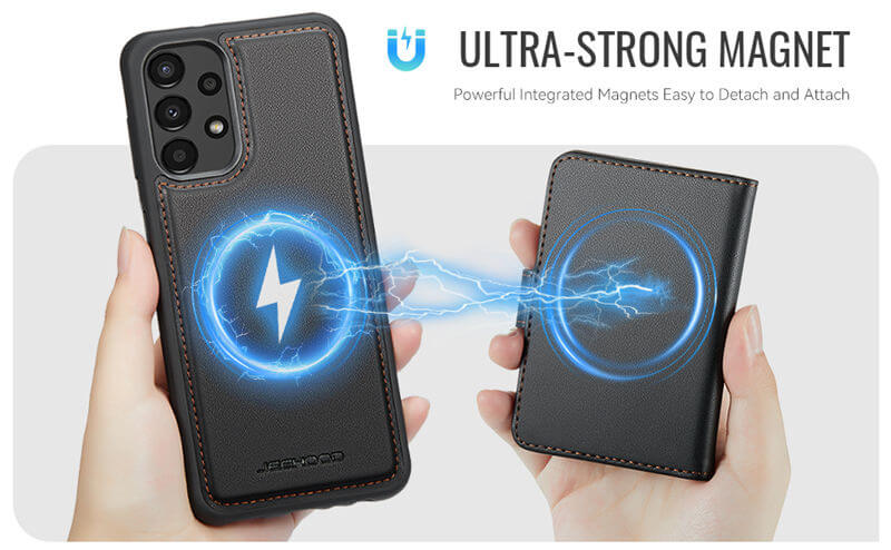 JEEHOOD Samsung Galaxy A52 2-in-1 Magnetic Wallet Case