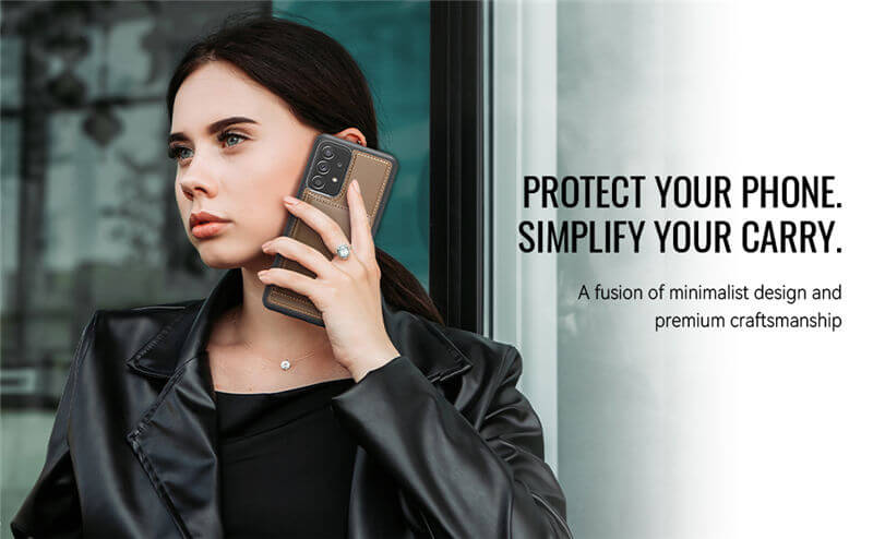 JEEHOOD Samsung Galaxy A53 5G 2-in-1 Magnetic Wallet Case