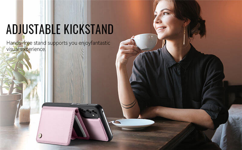 JEEHOOD Samsung Galaxy A54 5G 2-in-1 Magnetic Wallet Case