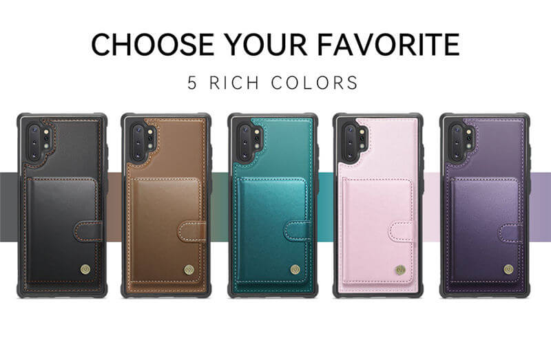 JEEHOOD Samsung Galaxy Note 10 Plus 2-in-1 Magnetic Wallet Case
