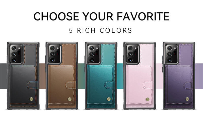 JEEHOOD Samsung Galaxy Note 20 Ultra 2-in-1 Magnetic Wallet Case