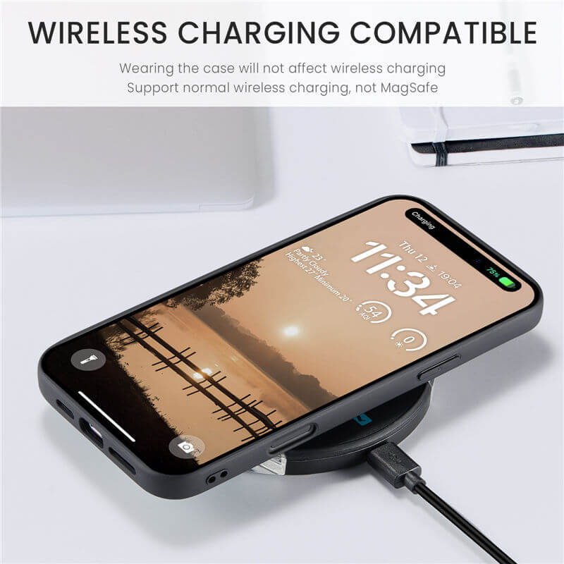 JEEHOOD iPhone 17 Pro 2-in-1 Magnetic Wallet Case