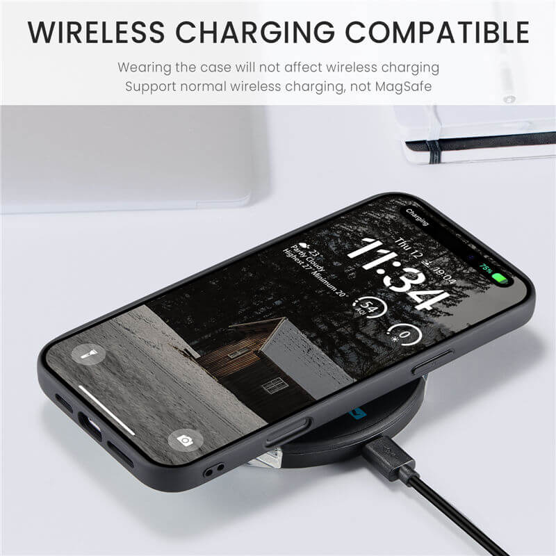 JEEHOOD iPhone Air 2-in-1 Magnetic Wallet Case