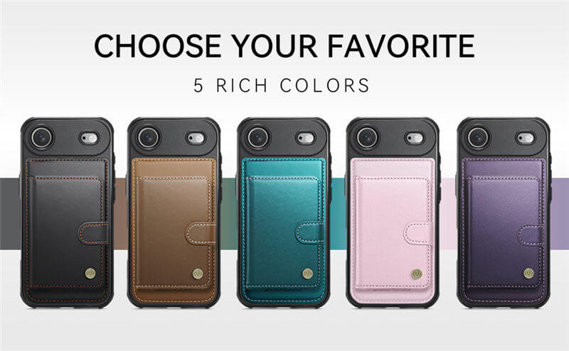 JEEHOOD iPhone Air 2-in-1 Magnetic Wallet Case