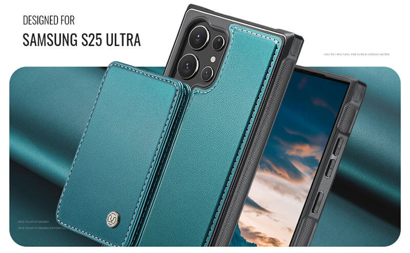 JEEHOOD Samsung Galaxy S26 Magnetic 2-in-1 Wallet RFID-blocking Case