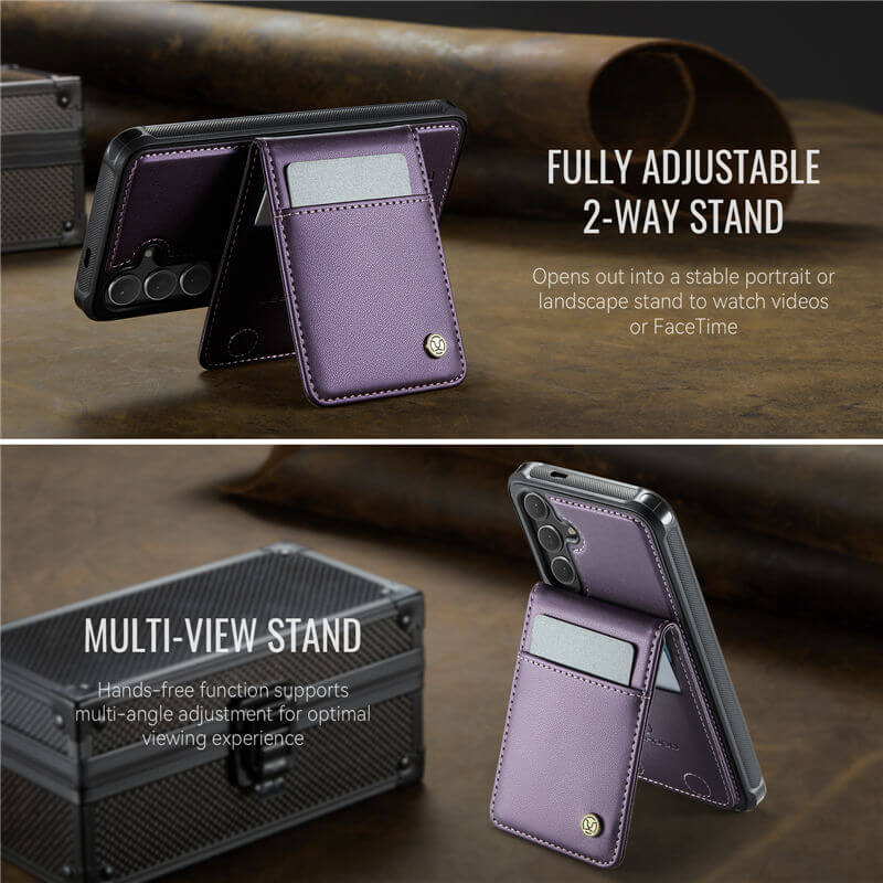 JEEHOOD Samsung Galaxy S26 Magnetic 2-in-1 Wallet Case