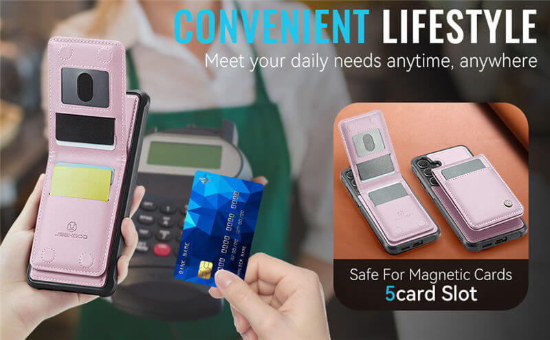 JEEHOOD Samsung Galaxy S26 Plus Wallet Case