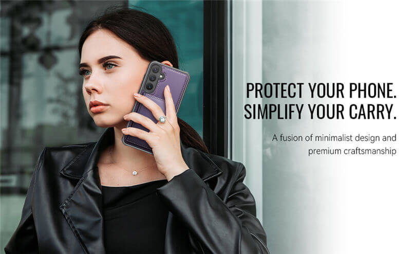 JEEHOOD Samsung Galaxy S26 Plus 2-in-1 Magnetic Wallet Case