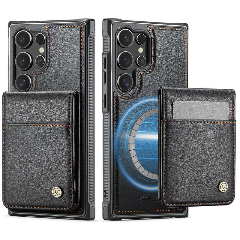 JEEHOOD Samsung Galaxy S26 Ultra Magnetic 2-in-1 Wallet Case