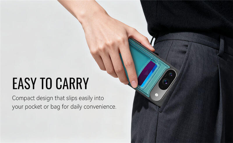JEEHOOD Google Pixel 10/Pixel 10 Pro 2-in-1 Magnetic Wallet Case