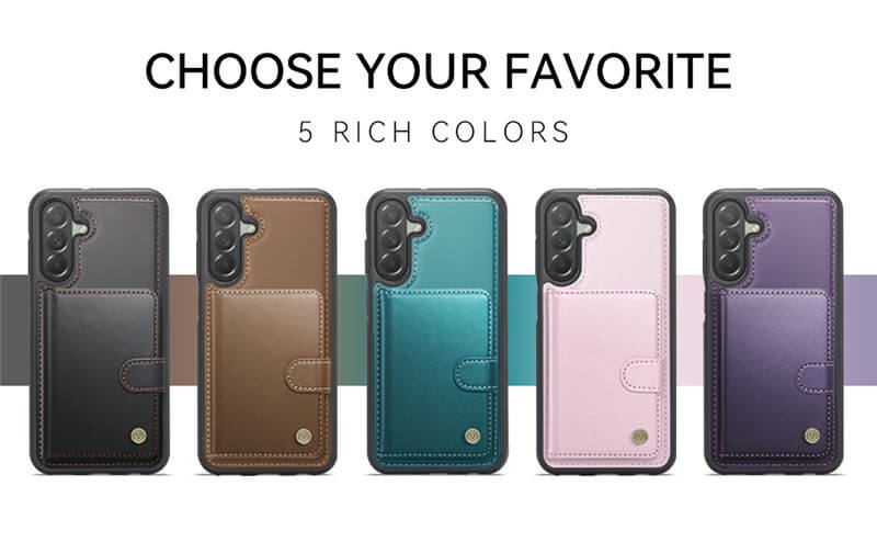 JEEHOOD Samsung Galaxy A27 2-in-1 Magnetic Wallet Case