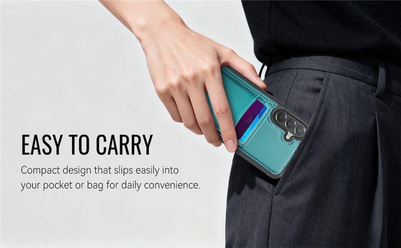 JEEHOOD Samsung Galaxy A27 2-in-1 Magnetic Wallet Case
