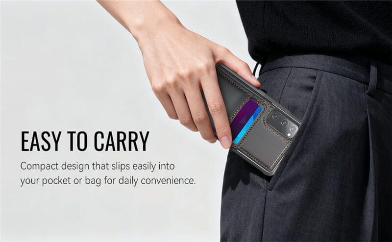 JEEHOOD Samsung Galaxy S20 FE 2-in-1 Magnetic Wallet Case