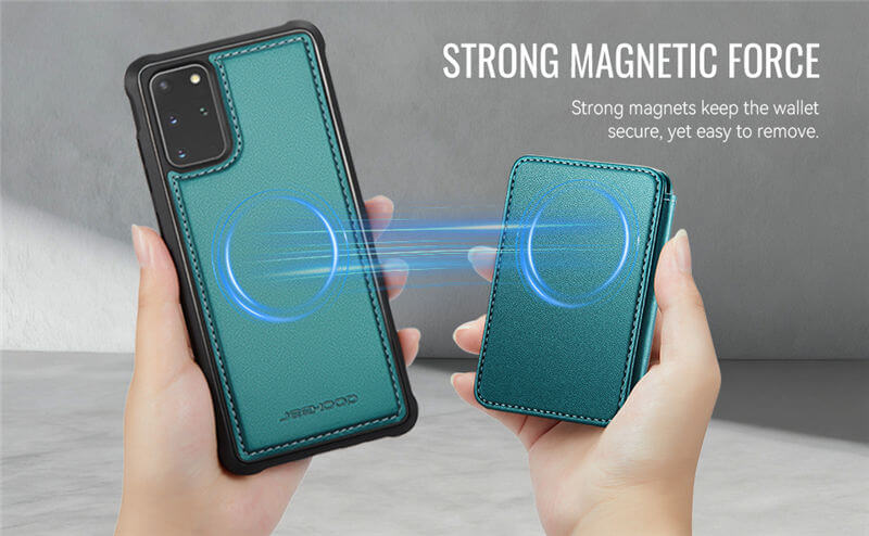 JEEHOOD Samsung Galaxy S20 Plus 2-in-1 Magnetic Wallet Case