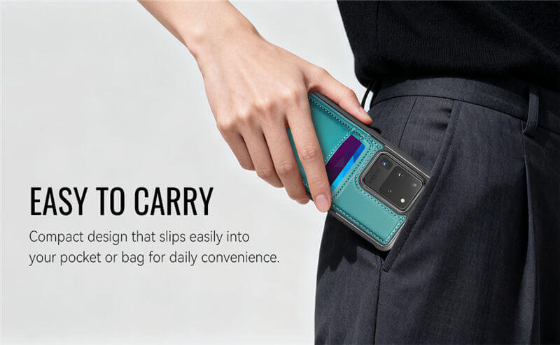 JEEHOOD Samsung Galaxy S20 Ultra 2-in-1 Magnetic Wallet Case