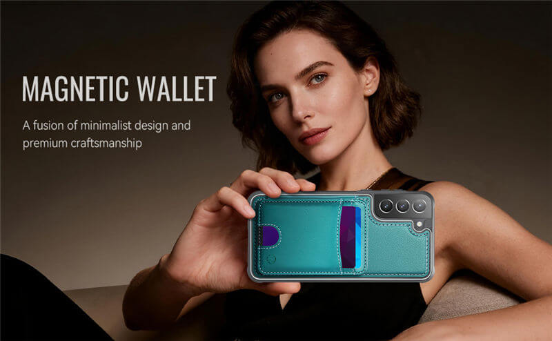 JEEHOOD Samsung Galaxy S20 2-in-1 Magnetic Wallet Case