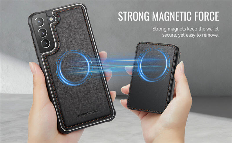 JEEHOOD Samsung Galaxy S20 2-in-1 Magnetic Wallet Case