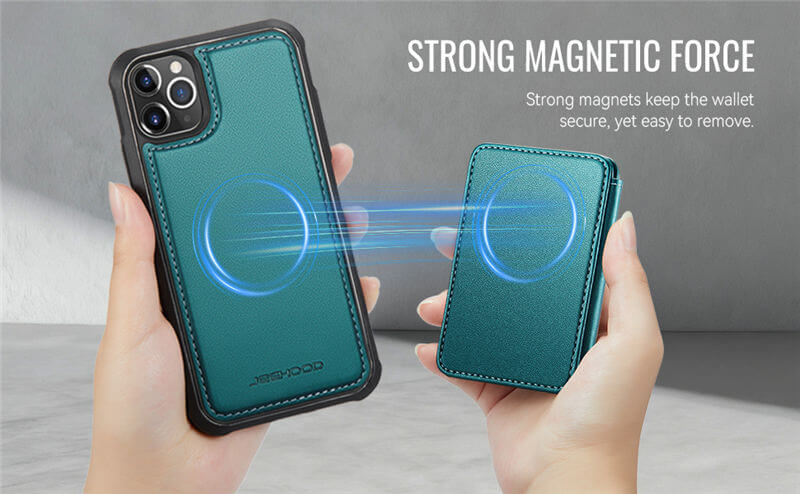 JEEHOOD iPhone 11 Pro 2-in-1 Magnetic Wallet Case