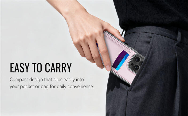JEEHOOD iPhone 13 Pro Max 2-in-1 Magnetic Wallet Case