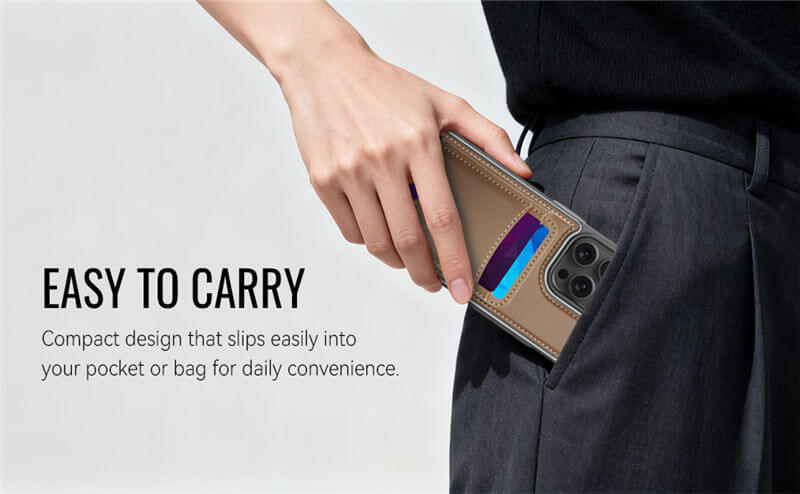 JEEHOOD iPhone 13 Pro 2-in-1 Magnetic Wallet Case