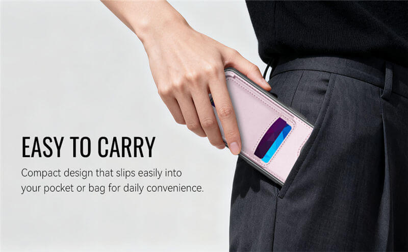 JEEHOOD iPhone 16e 2-in-1 Magnetic Wallet Case