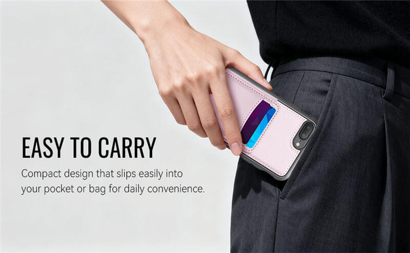 JEEHOOD iPhone 7 Plus/8 Plus 2-in-1 Magnetic Wallet Case