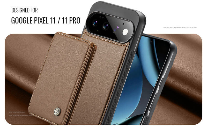 JEEHOOD Google Pixel 11/Pixel 11 Pro Magnetic 2-in-1 Wallet Case