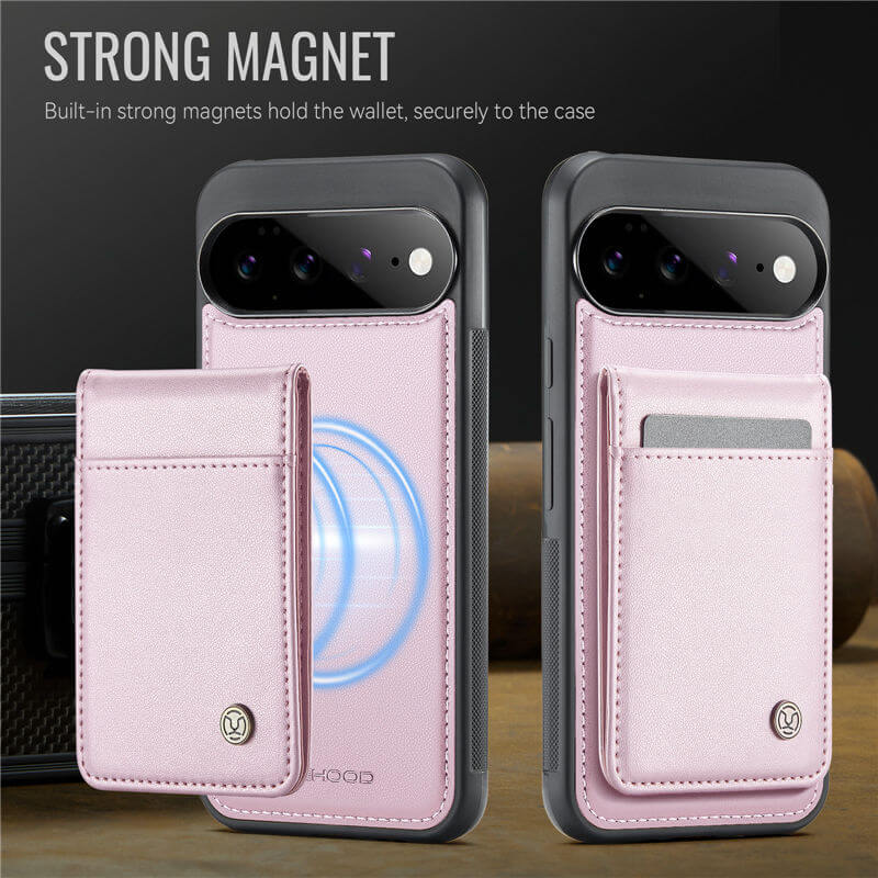 JEEHOOD Google Pixel 11 Pro XL Magnetic 2-in-1 Wallet Case