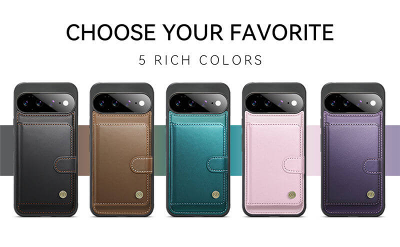 JEEHOOD Google Pixel 11 Pro XL 2-in-1 Magnetic Wallet Case