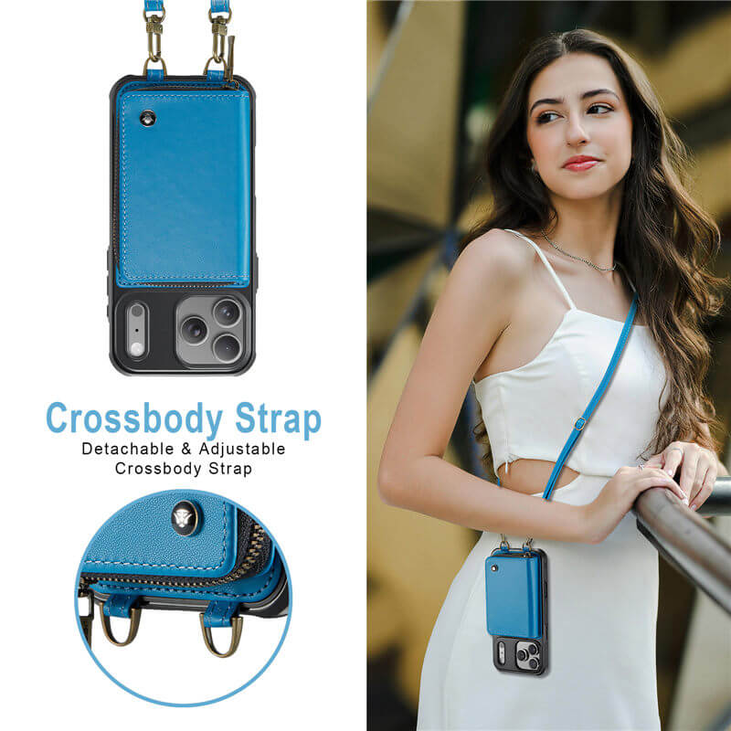 JEEHOOD iPhone 18 Pro Max Wallet Case
