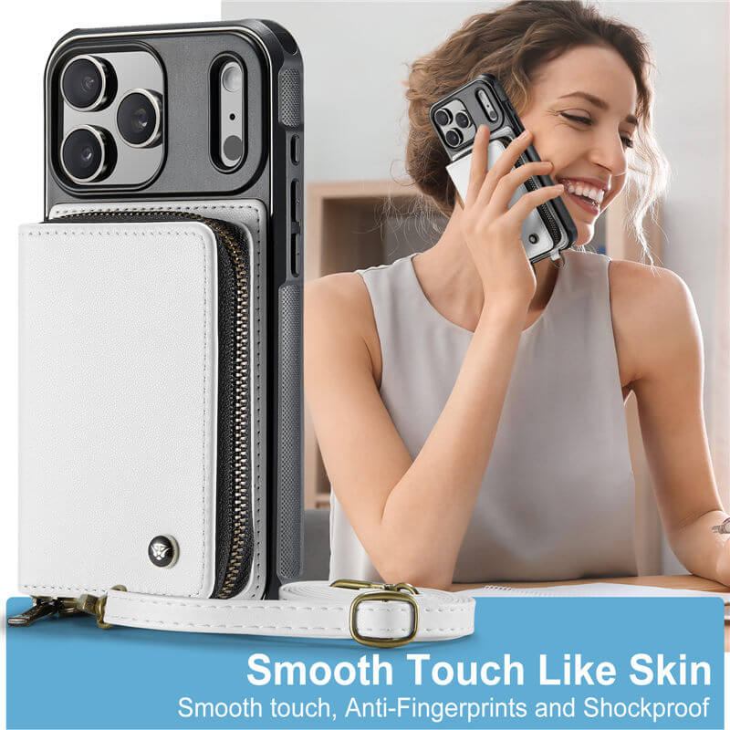 JEEHOOD iPhone 18 Pro Wallet Case