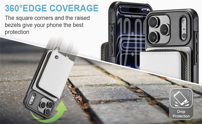 JEEHOOD iPhone 18 Pro Wallet Case