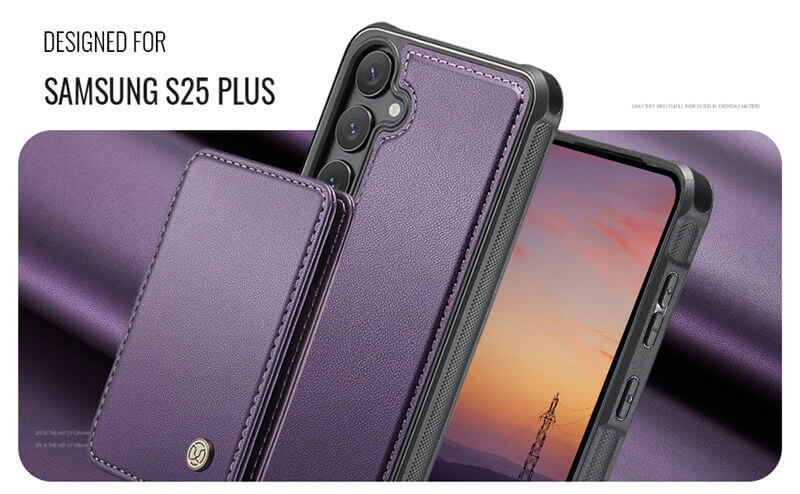 JEEHOOD Samsung Galaxy S26 FE Magnetic 2-in-1 Wallet Case