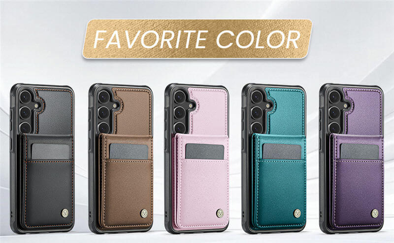 JEEHOOD Samsung Galaxy S26 FE Magnetic 2-in-1 Wallet Case
