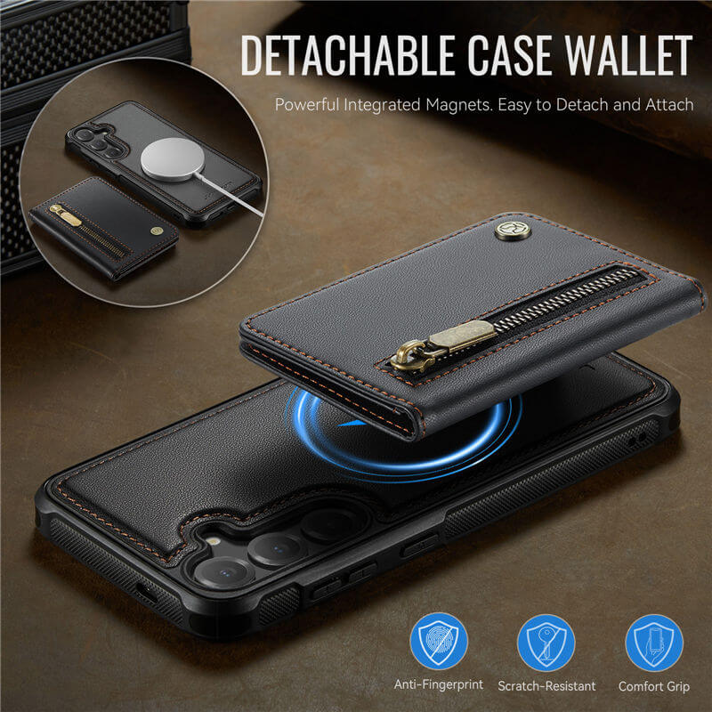 JEEHOOD Samsung Galaxy S26 FE Wallet Case with RFID Blocking