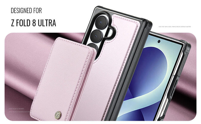 JEEHOOD Samsung Galaxy Z Fold8 Ultra Magnetic 2-in-1 Wallet Case