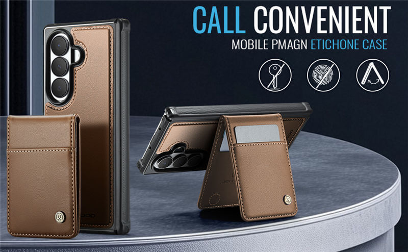 JEEHOOD Samsung Galaxy Z Fold8 Ultra Detachable 2-in-1 Magnetic Wallet Case