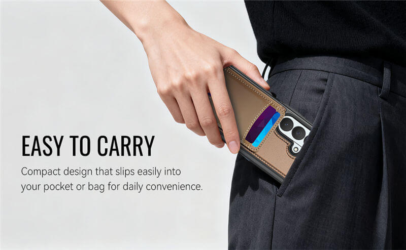 JEEHOOD Samsung Galaxy Z Fold8 Ultra 2-in-1 Magnetic Wallet Case