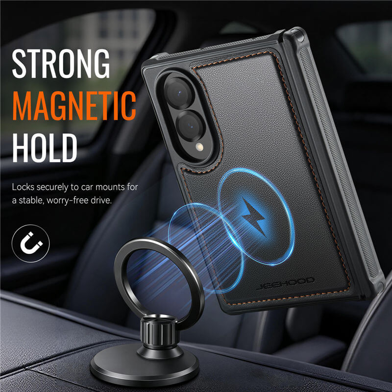 JEEHOOD Samsung Galaxy Z Fold8 Magnetic Leather Case