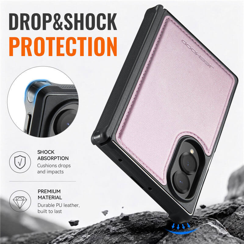 JEEHOOD Samsung Galaxy Z Fold8 Magnetic Leather Case