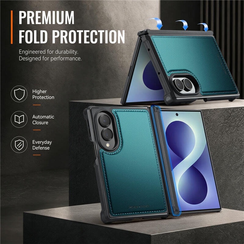JEEHOOD Samsung Galaxy Z Fold8 Magnetic Leather Case