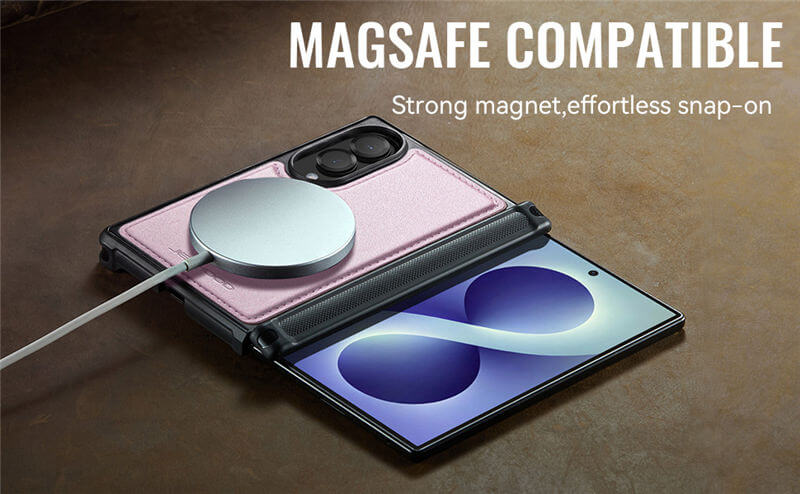 JEEHOOD Samsung Galaxy Z Fold8 Magnetic Leather Case