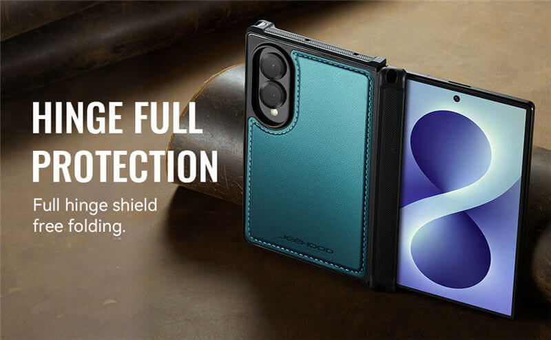 JEEHOOD Samsung Galaxy Z Fold8 Magnetic Leather Case