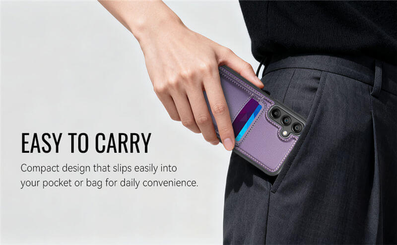 JEEHOOD Samsung Galaxy A17 Wallet Case
